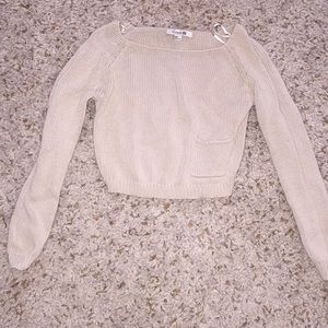 Cropped sweater